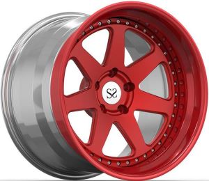 Červené světlo Konkávní kovaná Kola Ráfky 3 ks