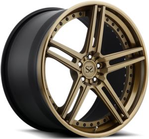 Bronzové kované ráfky kol 3 kusy