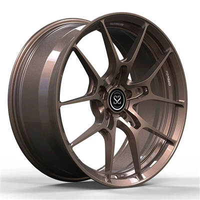 Golf Mk7 Custom Bronze 18 19 20 Palcové kované 1-PC hliníkové ráfky