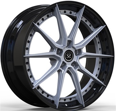 21X10 a 11 lesklý černý a kartáčovaný disk Vlastní 2PC ráfky pro BMW M6