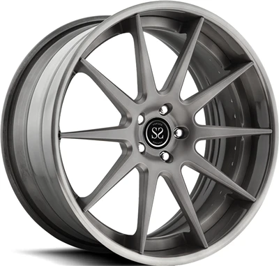 Vlastní žluté 2dílné ráfky do auta 23 22 21 20 palců pro VolkswagePassat 5x112HPCD