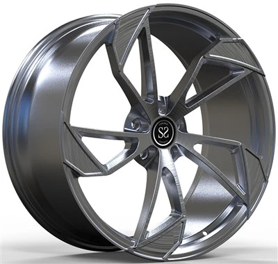 Tesla Model Y 20x10 šedá kartáčovaná 1-PC kovaná kola