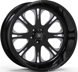 21palcová 21palcová lesklá černá 1 PC kovaná kola