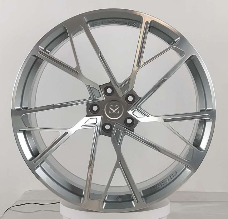 21*9 21*10 Brushed 1 Piece Forged Wheel Customized Logo Rim