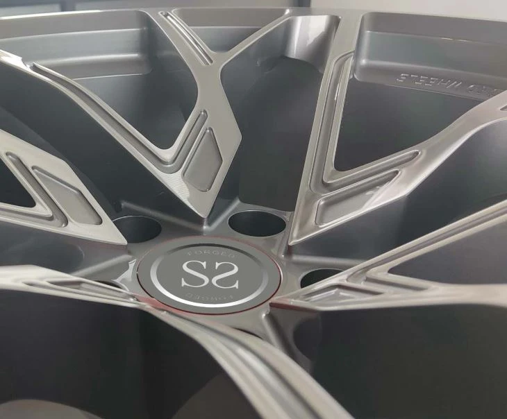 21*9 21*10 Brushed 1 Piece Forged Wheel Customized Logo Rim