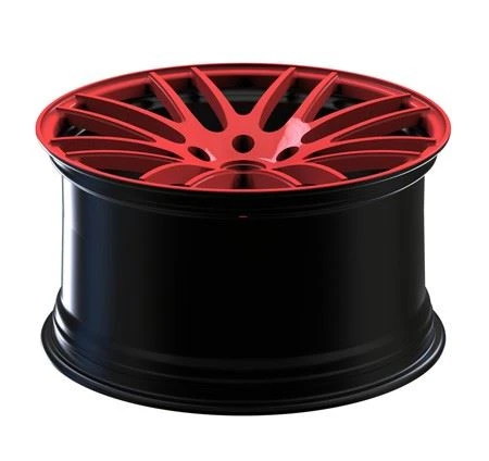 Custom 1 Piece Forged Wheels For Audi RS5 RS6 Black Red Aluminum Alloy Car Wheel 21 Inch
