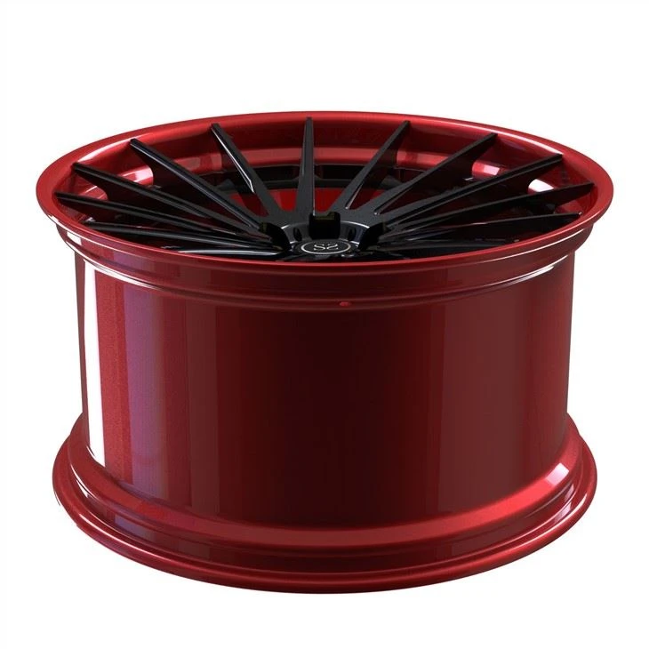 Heavy Duty Ferrari F8 Custom 2-piece 22 Inch Forged Aluminum Alloy Wheel Rims