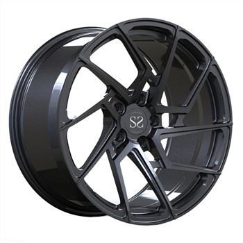 Pro M3 1 kus kovaný monoblok Černé slitinové ráfky na zakázku se směrovými konkávními ráfky