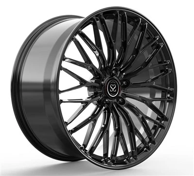 Kola Bugatti Veyron z vlastní kované hliníkové slitiny s odstupňovaným 20 a 21" lesklým černým
