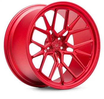M3 Candy Red Slight Spoke kované monoblokové kolo pro přizpůsobené